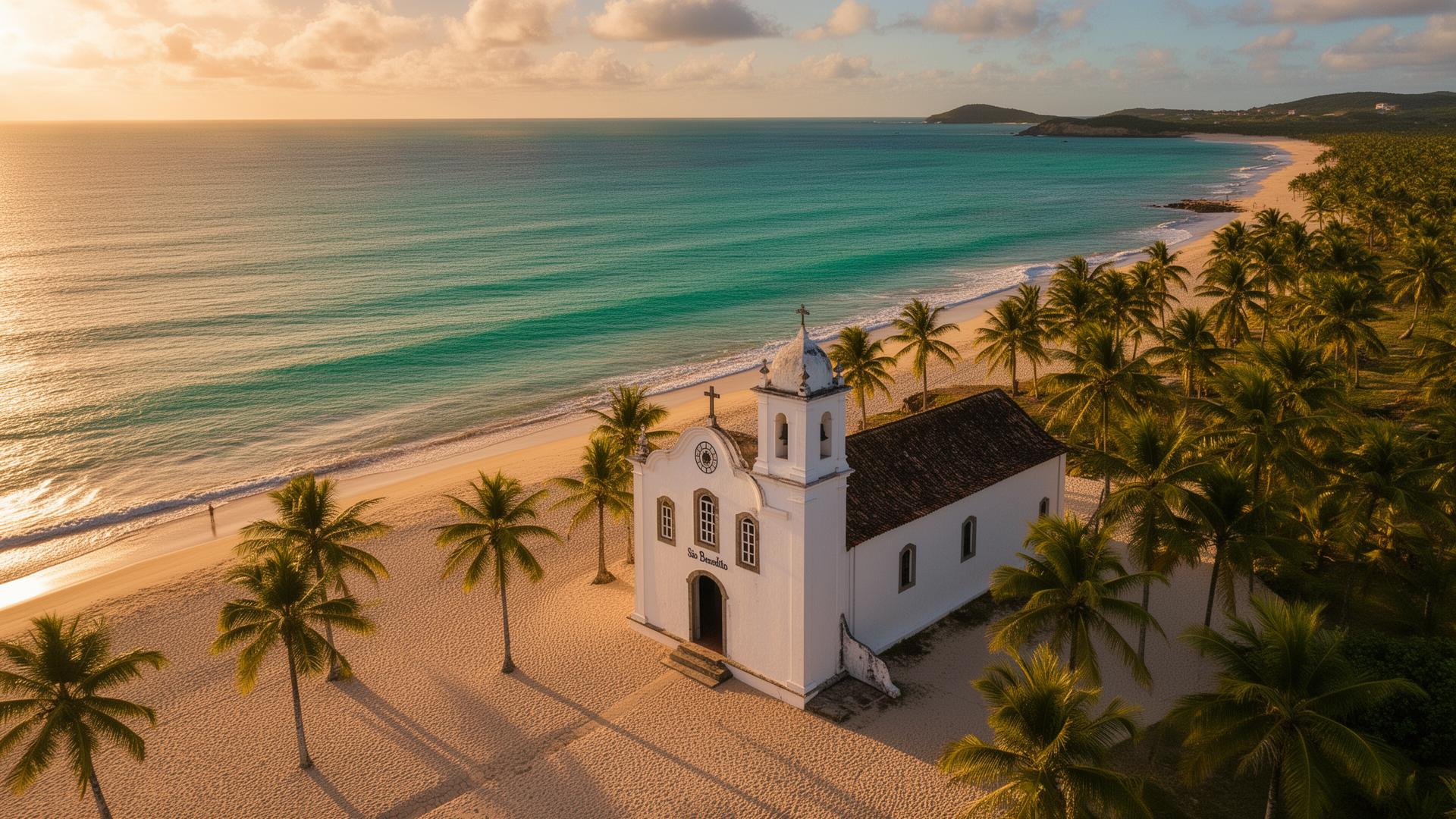 Praia dos Carneiros ao entardecer